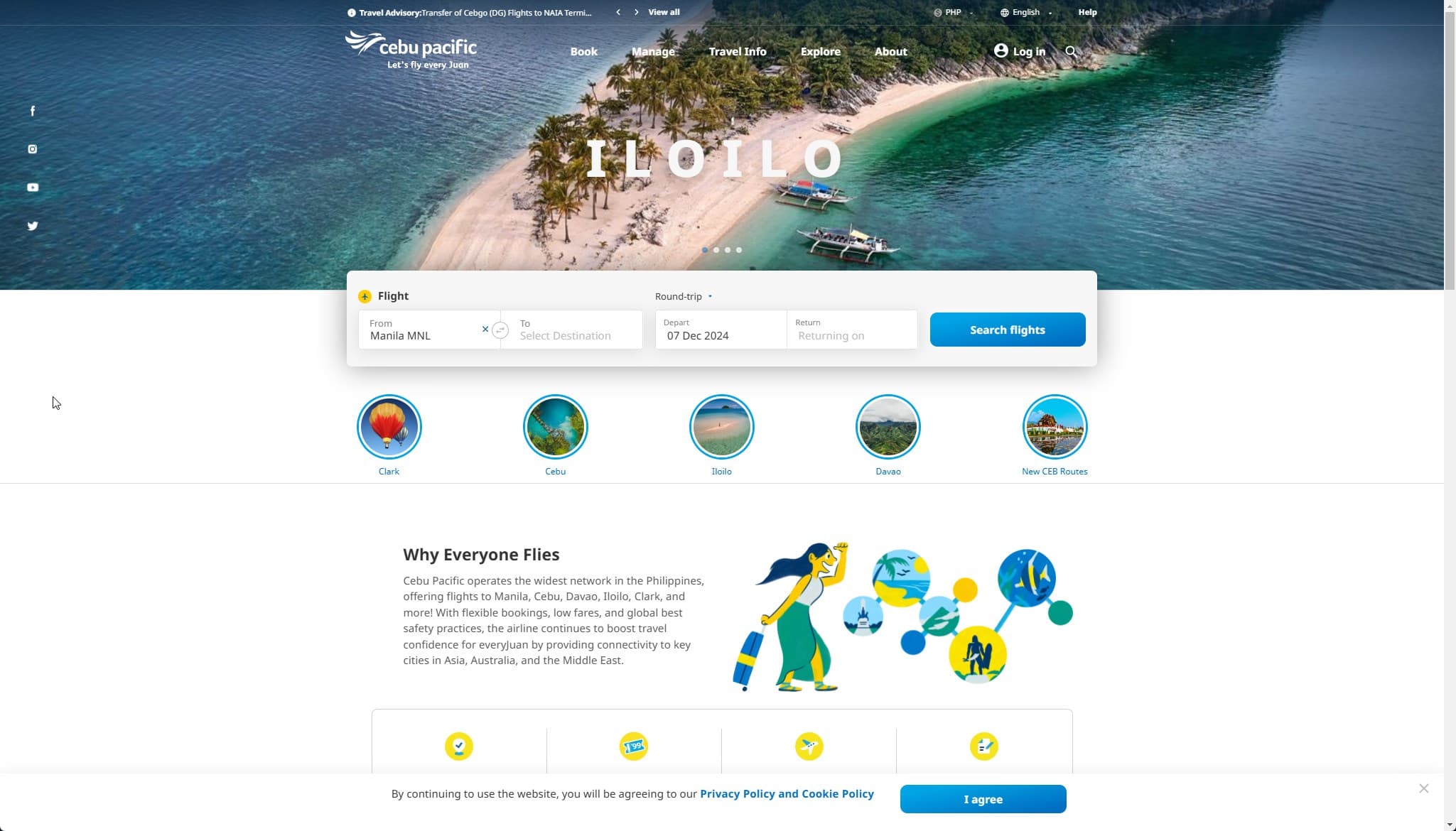 Cebu Pacific Air screenshot 1