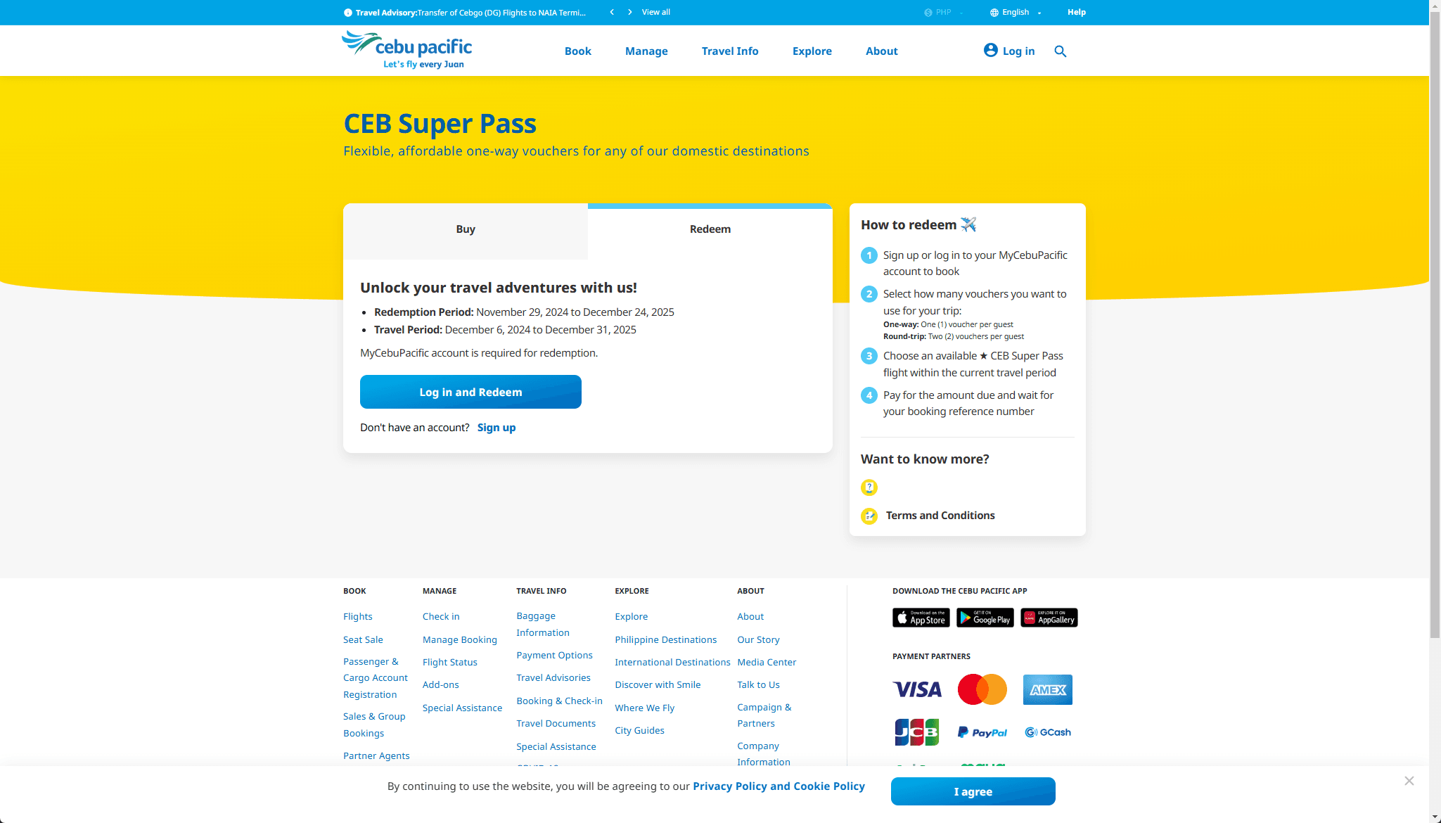 Cebu Pacific Air screenshot 3