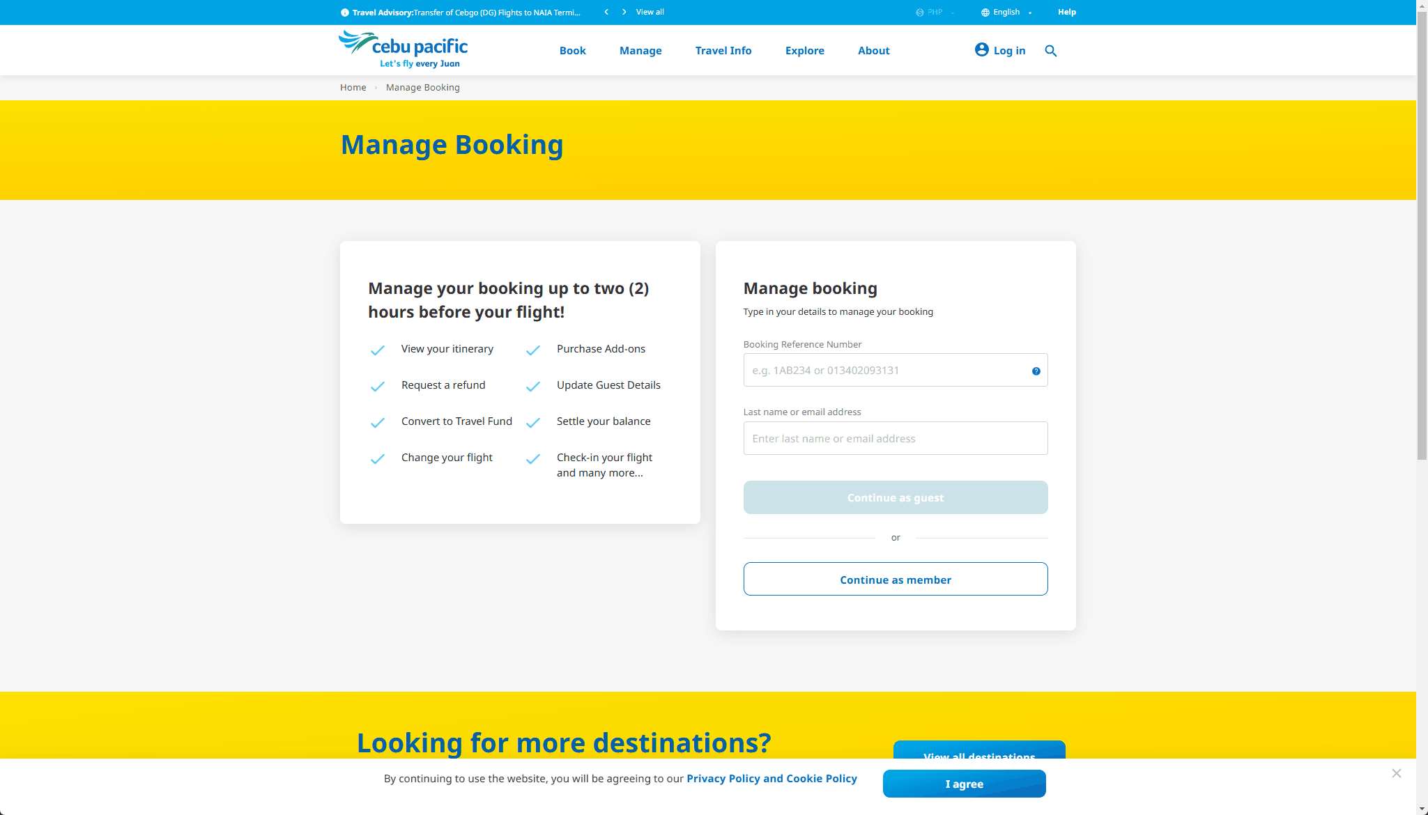 Cebu Pacific Air screenshot 4