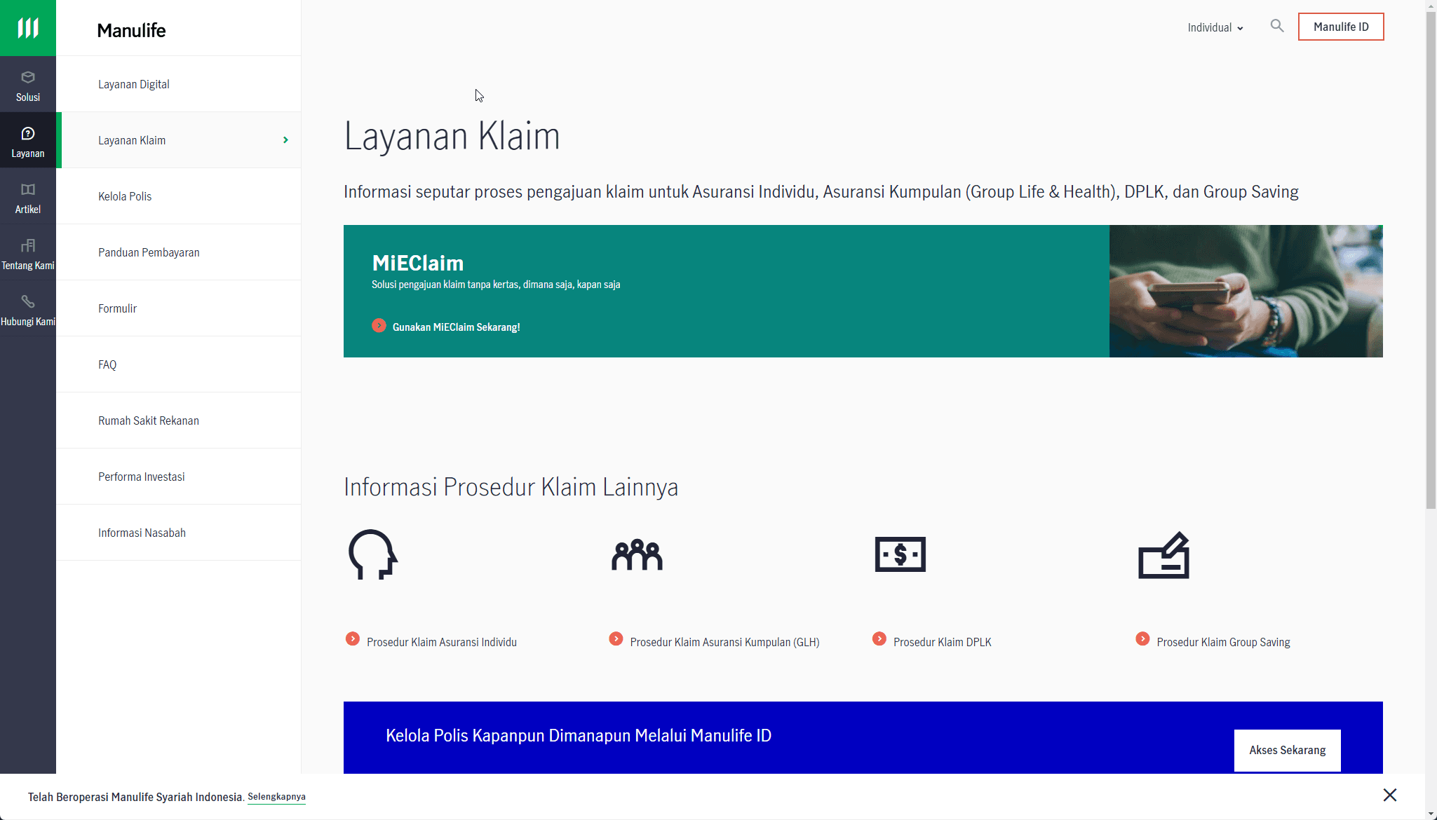 Manulife ID screenshot 2